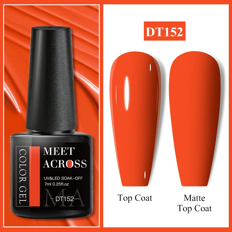 MEET ACROSS Matte Gel Polish