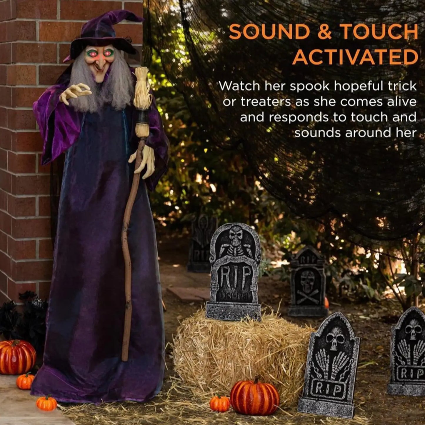 Halloween Hanging Witch Decoration