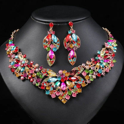 Flower Jewelry Set