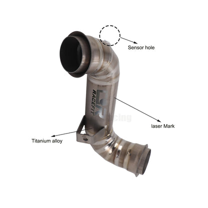 CFMOTO 1000MT-X Titanium Alloy Mid-Link Muffler Pipe