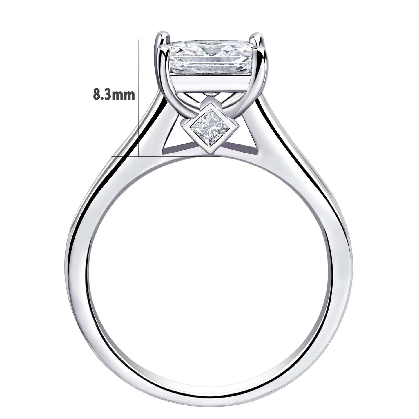 Moissanite Bridal Ring Set