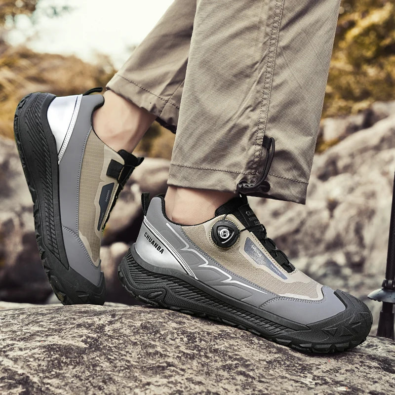 Rotary Buckle Trekking Sneakers
