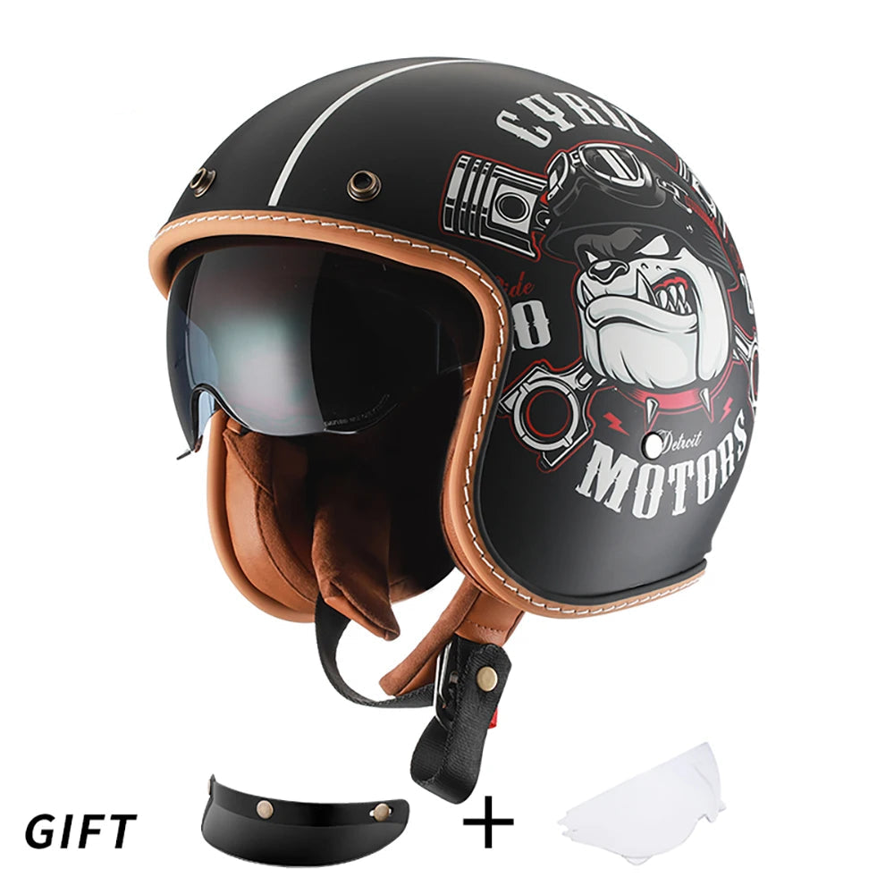 CYRIL B206 Retro Jet Helmet