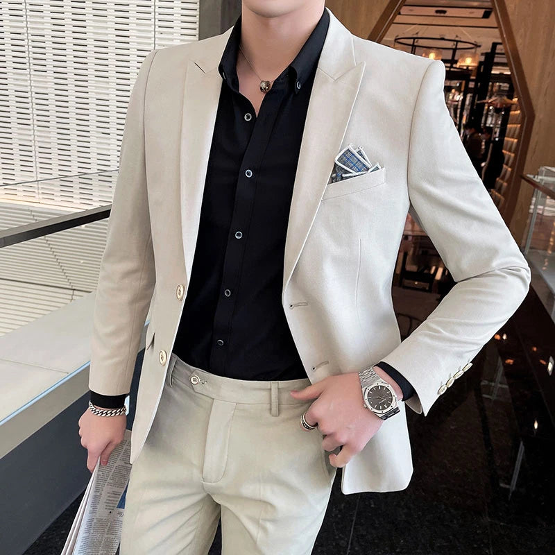 Business Slim-fit Wedding Dress Suit