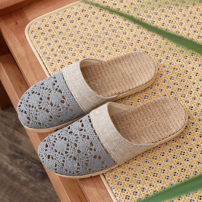 Linen Comfort Slides