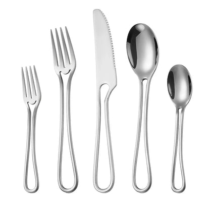 Metal Western Solid Dinnerware Set