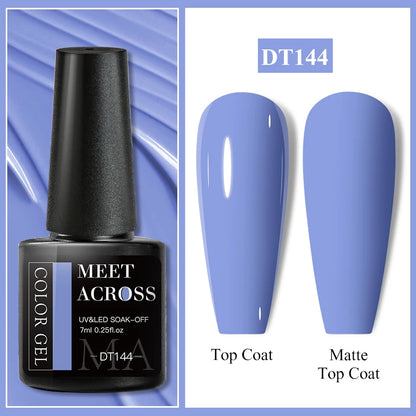MEET ACROSS Matte Gel Polish