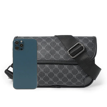 Plaid PU Leather Fanny Pack