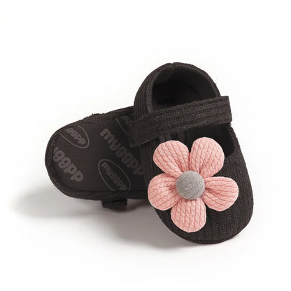Flower Cotton First Walker Shoes