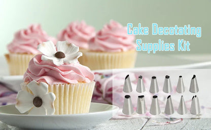 Metal Pastry Set Piping Bags