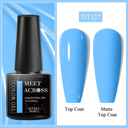 MEET ACROSS Matte Gel Polish