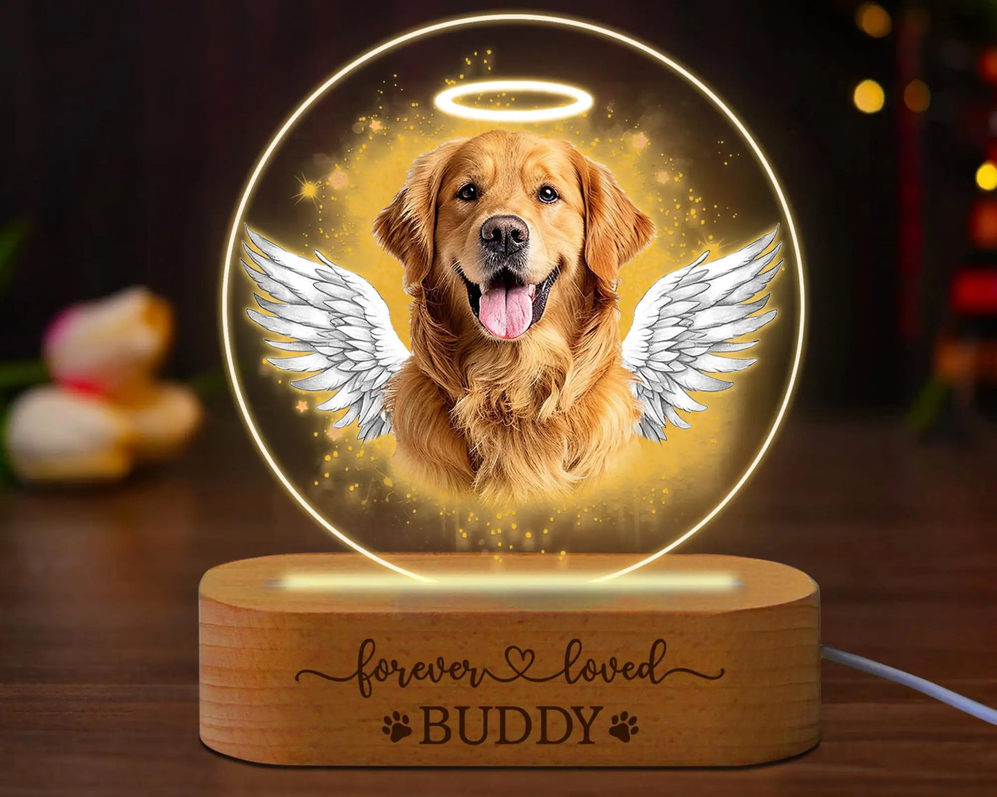 Personalized Pet Memorial Lamp