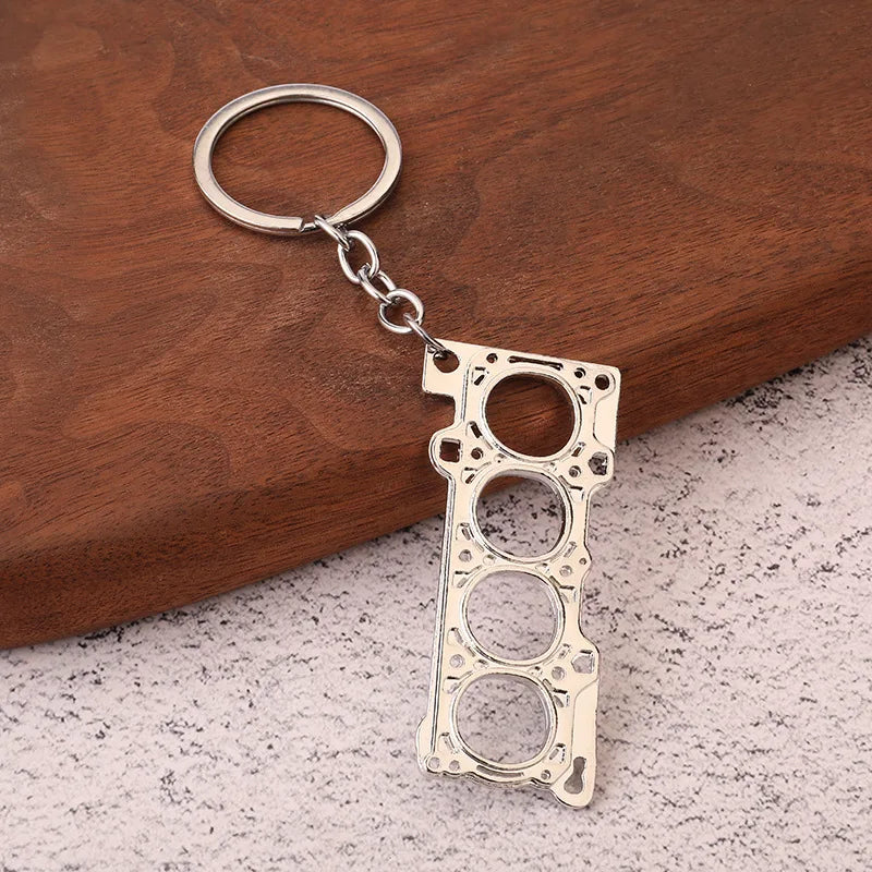 Creative Gear Head Keychain Speed