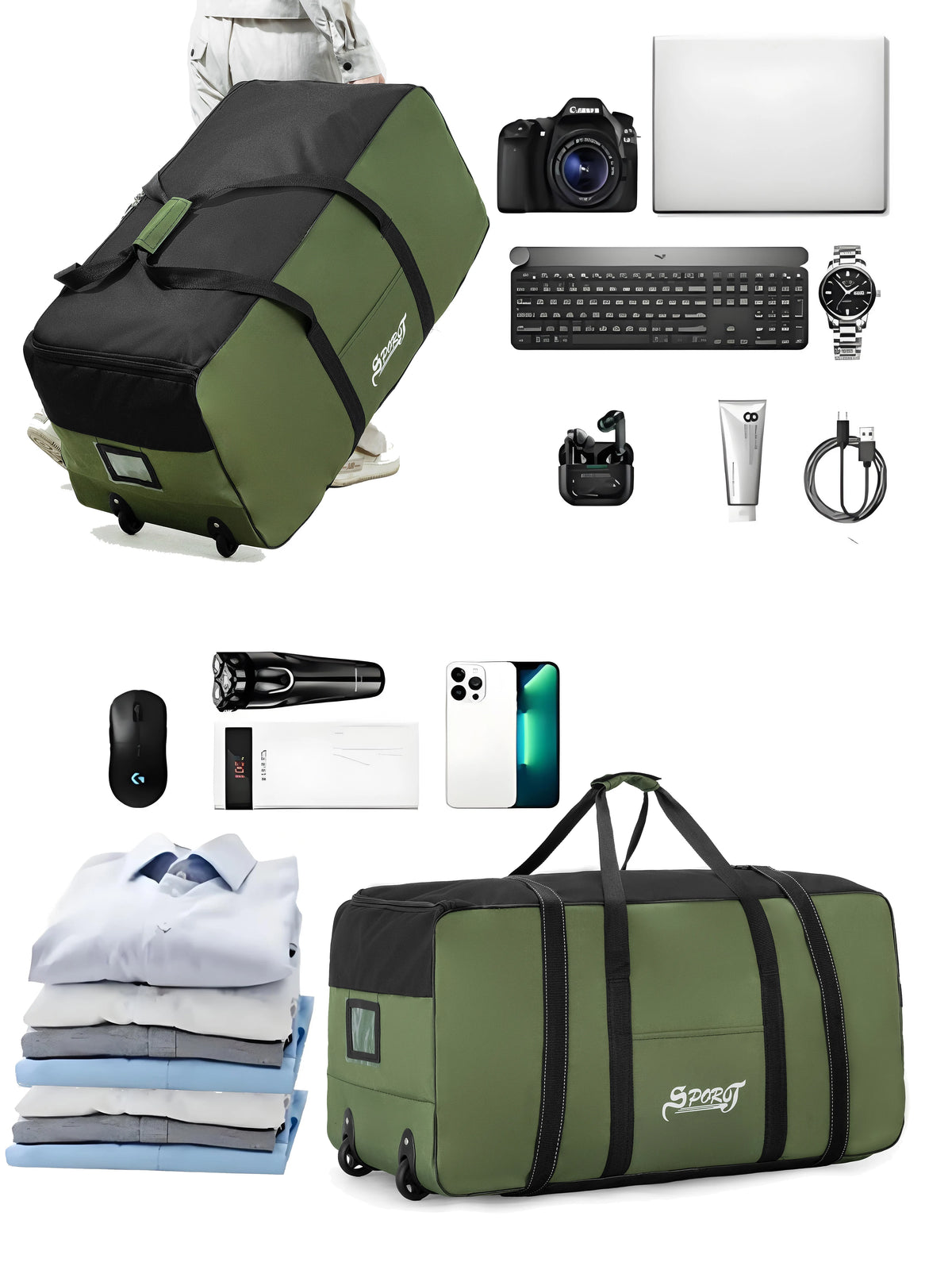 Wheeled Camping Storage Box