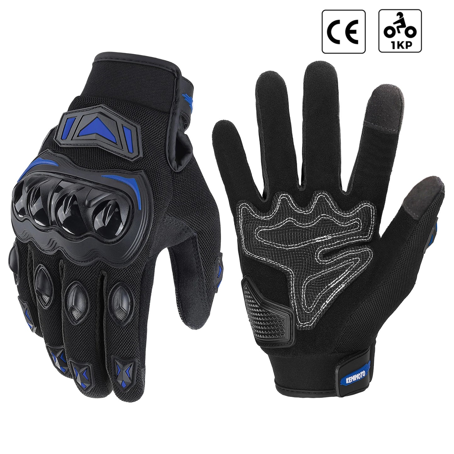 Kemimoto Knuckle Touchscreen Gloves