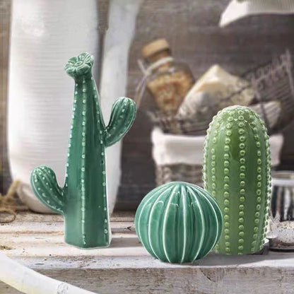 Ceramic Cactus Ornament