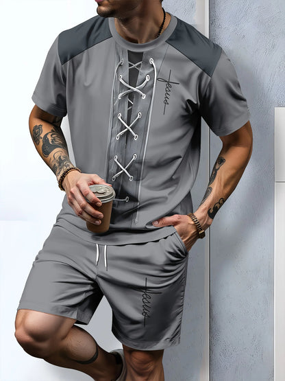 3D Printed Drawstring Shorts Set