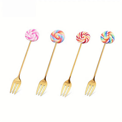 Metal Korean Style Creative Fork
