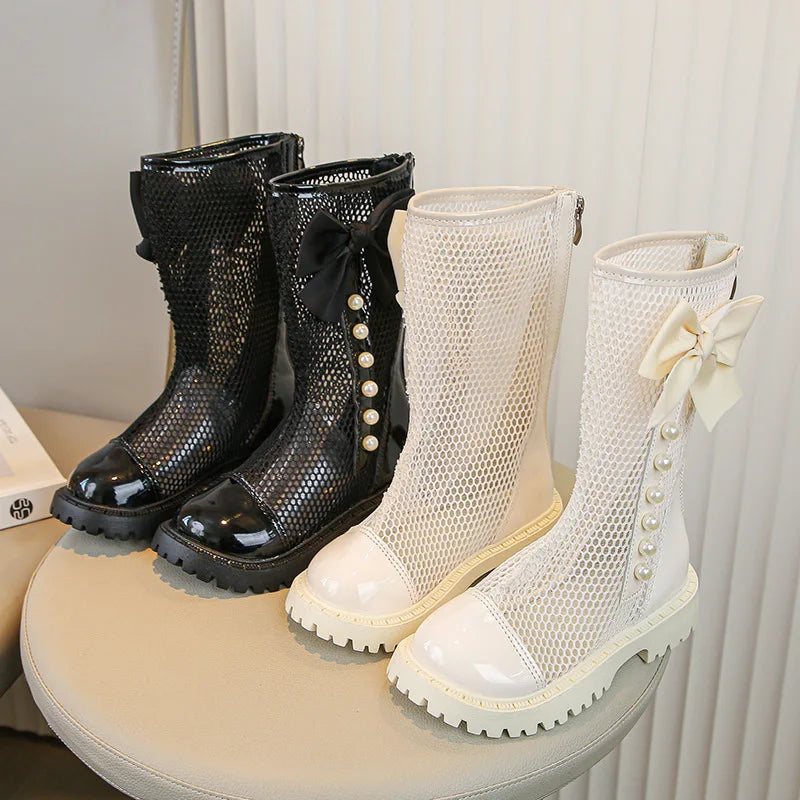 Zip-Up Long Boots