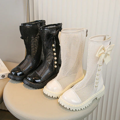 Zip-Up Long Boots