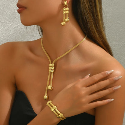 Bridal Jewelry Set Necklace Earrings Bracelet Ring