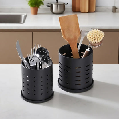 Metal Reusable Easy Clean Black