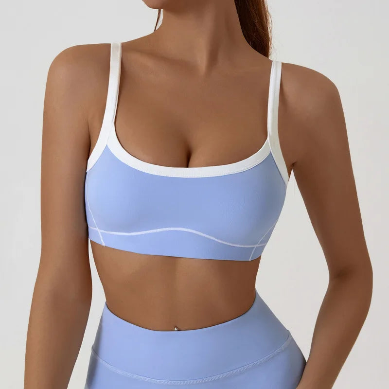 Yoga Sports Bra Color Clashing