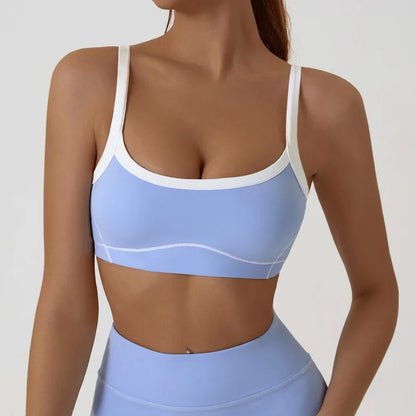 Yoga Sports Bra Color Clashing