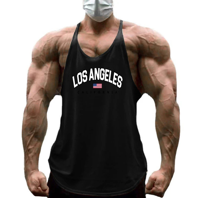 Y-Back Gym Tank Top Cotton