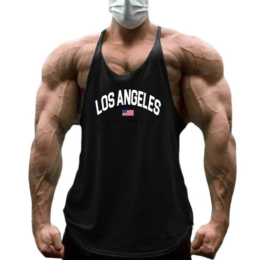 Y-Back Gym Tank Top Cotton