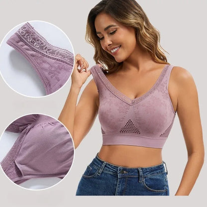 Seamless Push Up Sports Bra