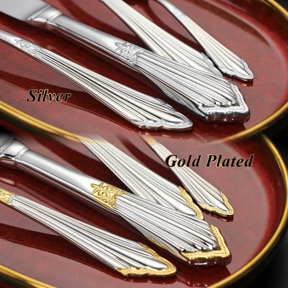 Metal Silver Cutlery Set Business Gifts