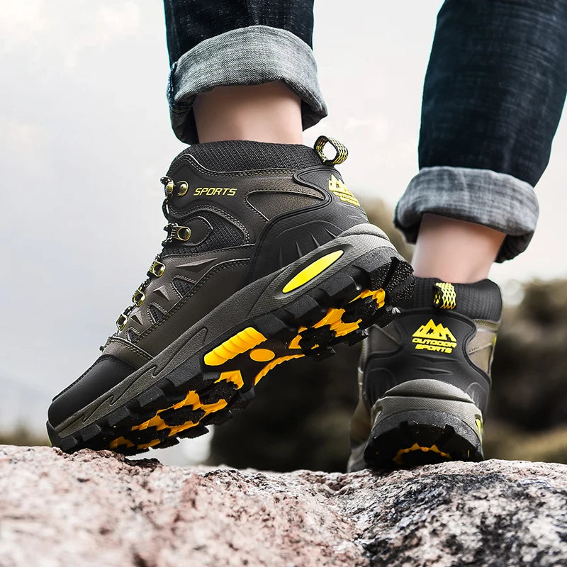 Waterproof Leather Desert Boots