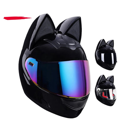 Cat Ear Full-Face Helmet