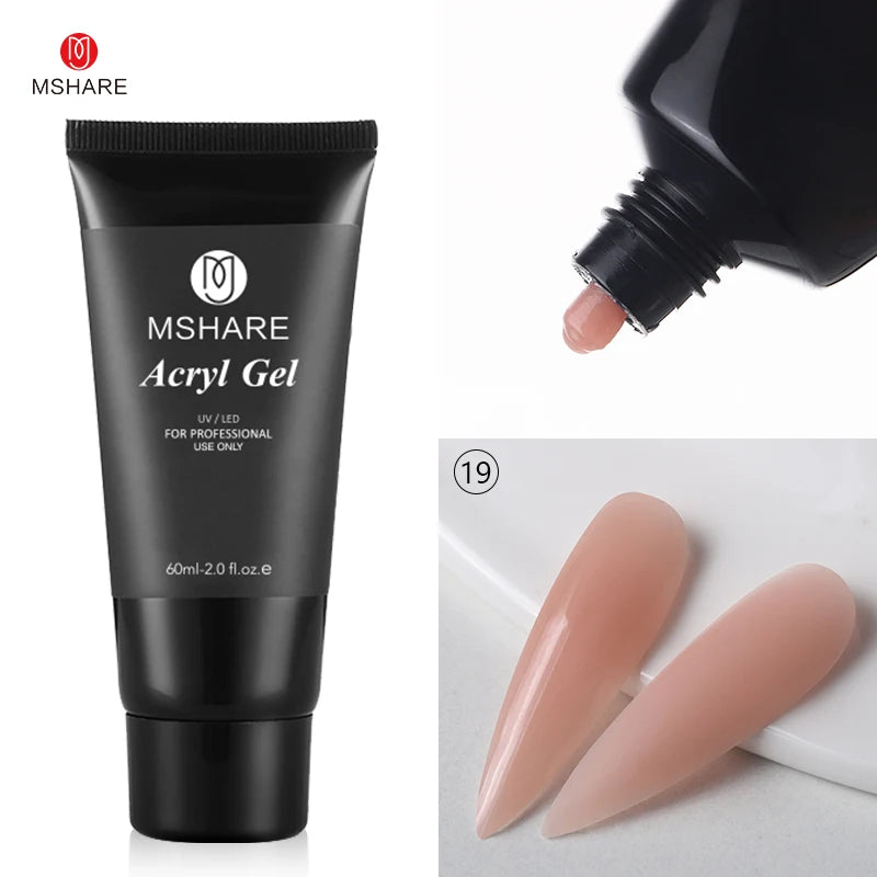 Acrylic Nail Extension Builder Gel