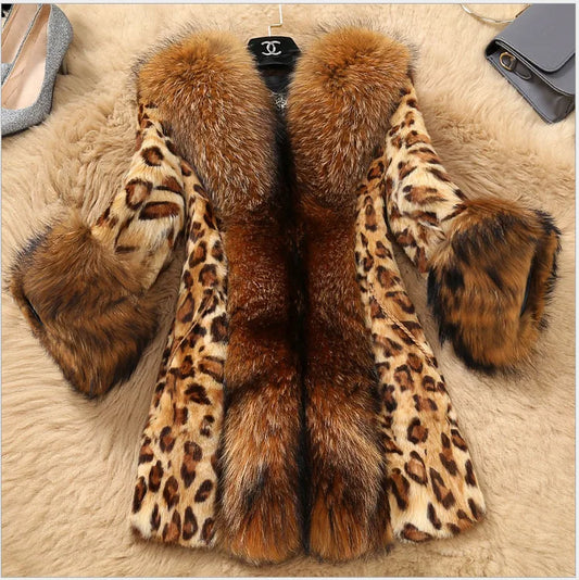 Leopard Faux Fur Coat