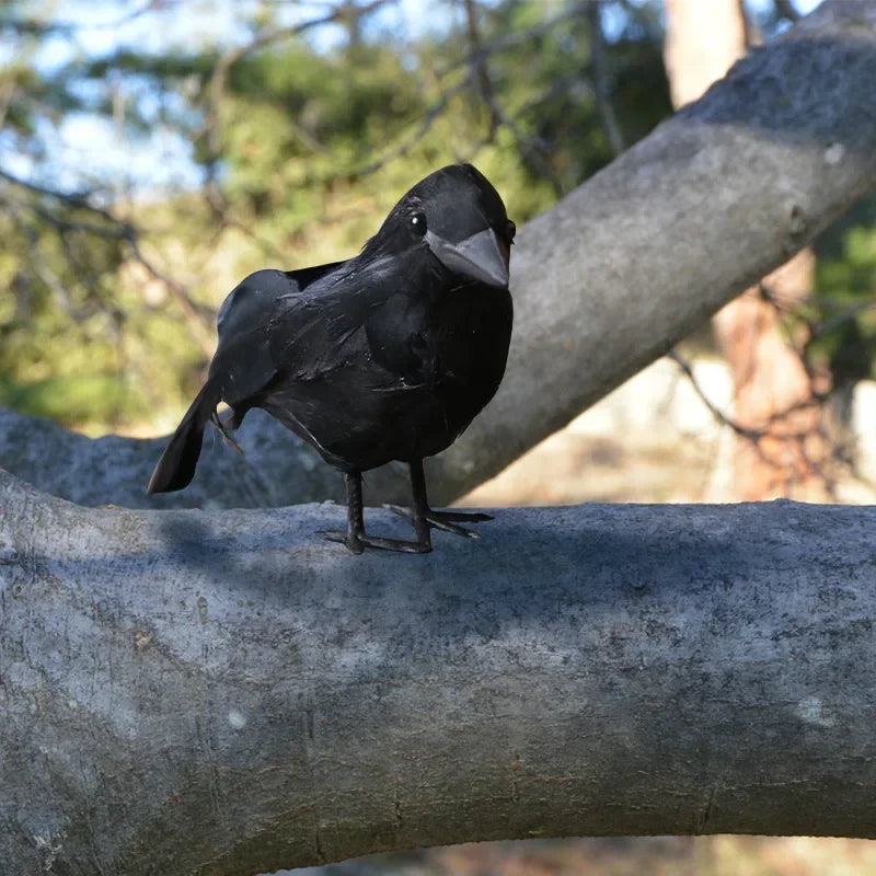 Halloween Artificial Crow Decorations