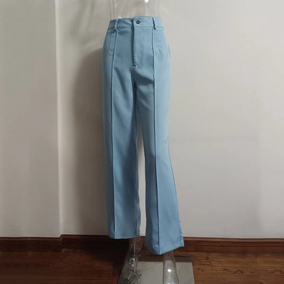 Ardm High Waisted Casual White Trousers Women Brown Stright Pants Office Lady Korean Style Women 2021 Pantalones De Mujer