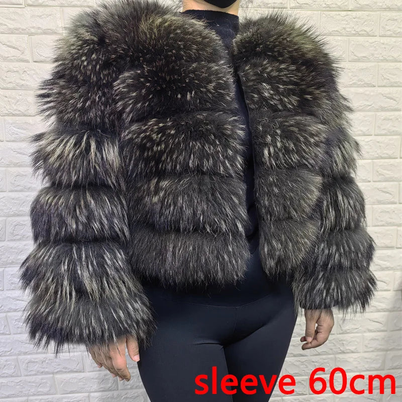 Raccoon Dog Fur Jacket