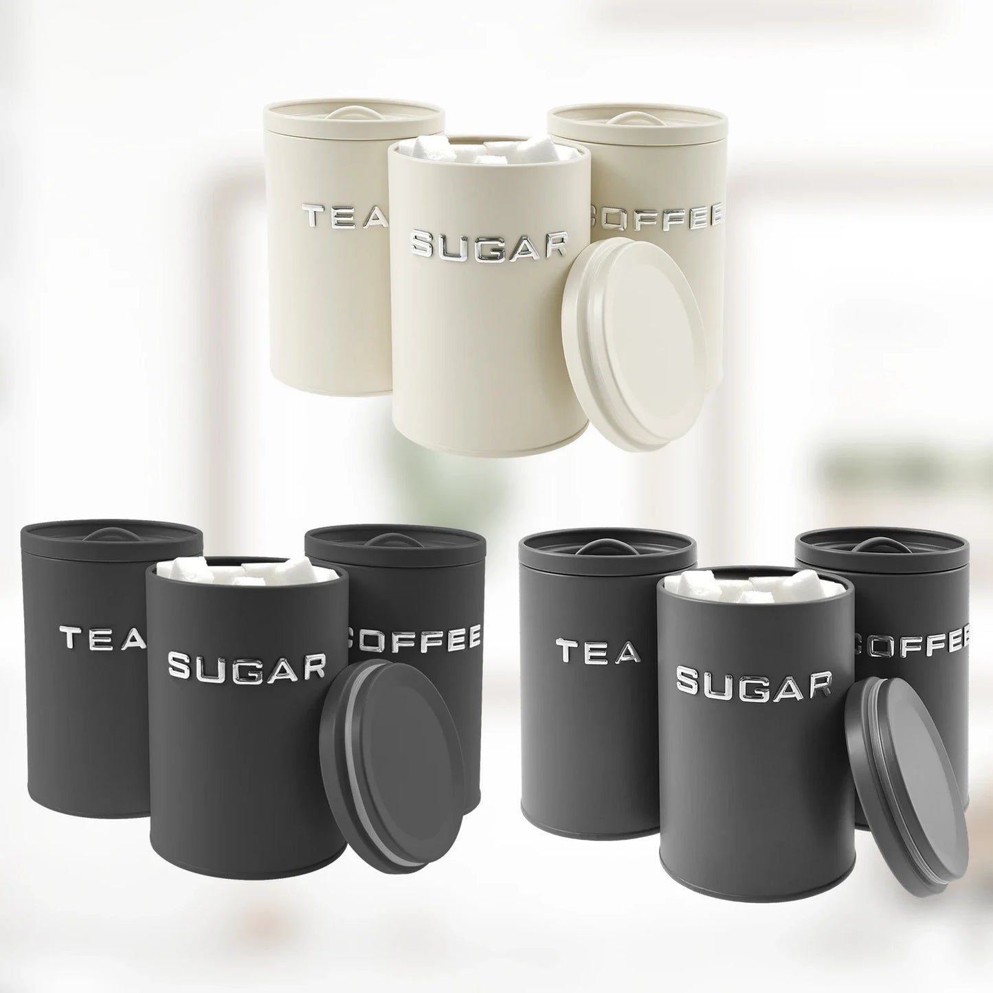 Metal Modern Style Storage Jar
