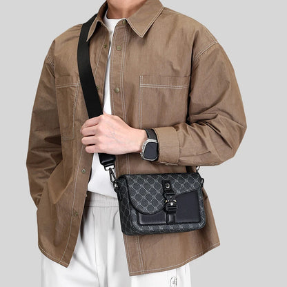 PU Leather Saddle Crossbody Bag