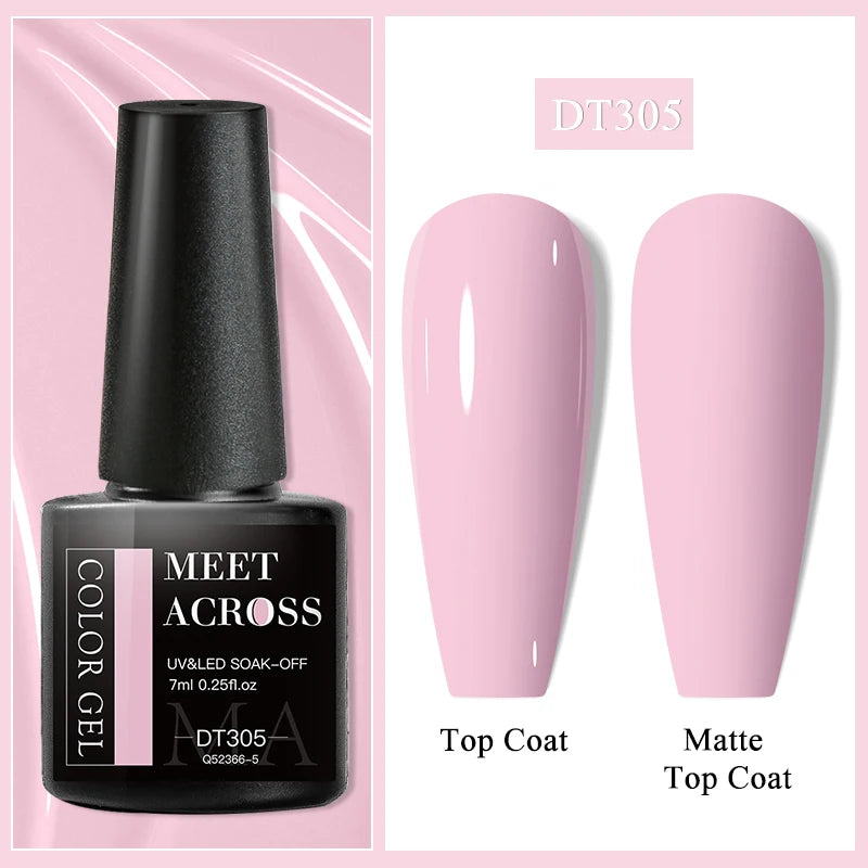 MEET ACROSS Matte Gel Polish
