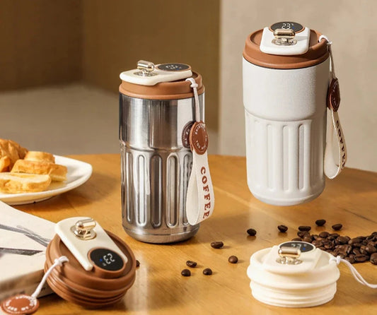 Lcd Digital Display Thermos Bottle