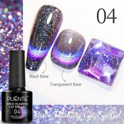 Wine Red Cat Eye Gel Polish