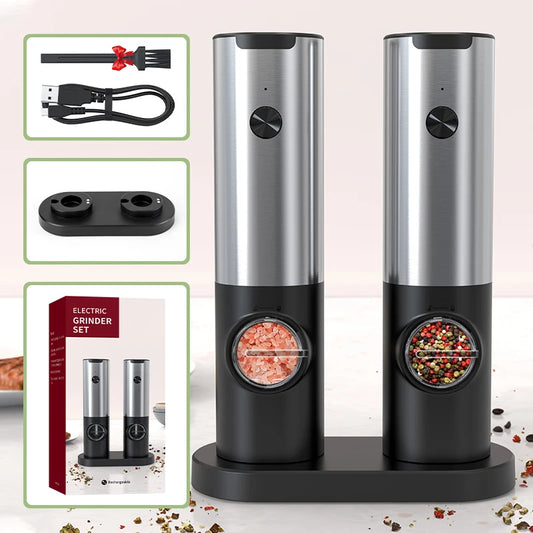 Rechargeable Electric Salt Grinder