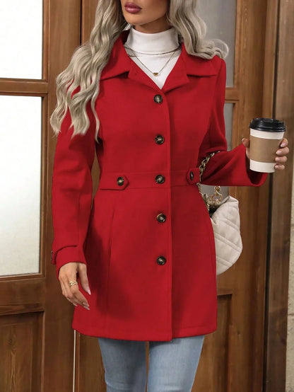 Velvet Button Coat