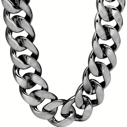 Wide Chunky Chain Necklace