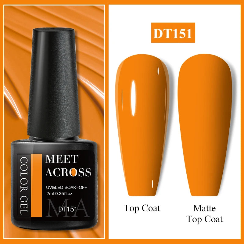 MEET ACROSS Matte Gel Polish