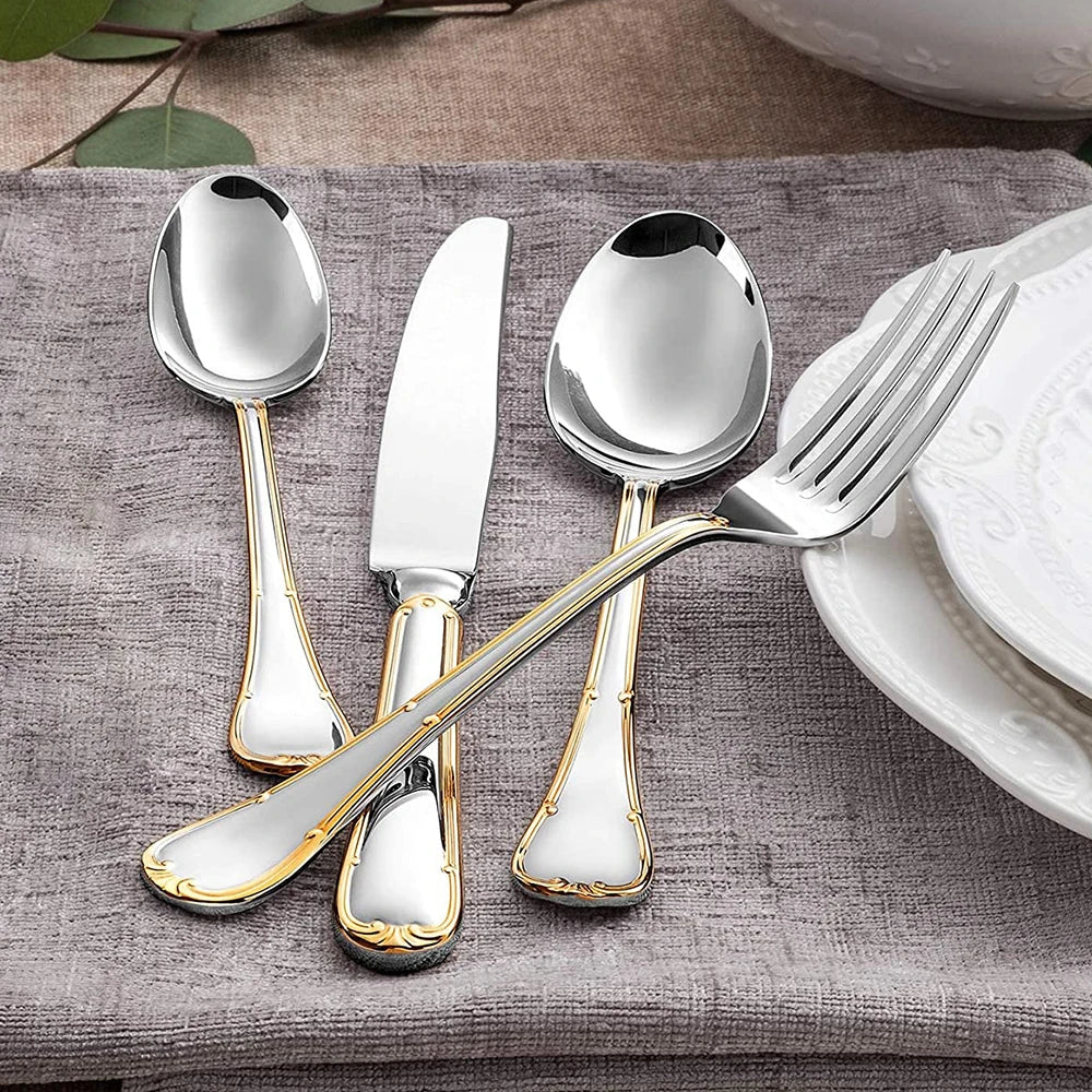 Metal Silver Cutlery Set Piece