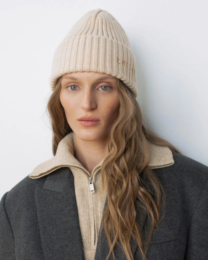 Winter Knitted Letter Beanie